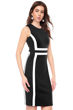 Picture of striped Knee Length Bodycon Dress