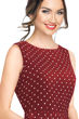 Picture of Printed Polka Dot Full Length Georgette Gown