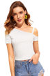 Picture of Open shoulder Slim Fit T-shirt