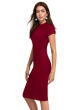 Picture of Cap Sleeve Knee length Bodycon Dress