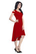 Picture of Cold Sleeve Sweetheart Neck UP Down Midi Dress