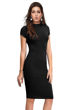 Picture of Cap Sleeve Knee length Bodycon Dress