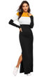 Picture of Hem Cut Full Sleeve Maxi Dress