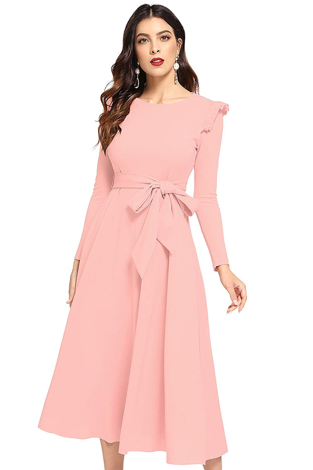 ILLI London. Full sleeve A-line Maxi Dress