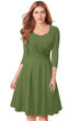 Picture of Sweetheart neck A-line Knee length Dress
