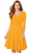 Picture of Sweetheart neck A-line Knee length Dress