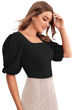 Picture of Square neck puff sleeve TOP