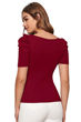 Picture of Puff half sleeve  square neck top