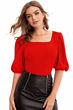 Picture of Square neck puff sleeve TOP