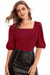 Picture of Square neck puff sleeve TOP