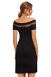 Picture of Topless Knee Length Bodycon dress with mesh