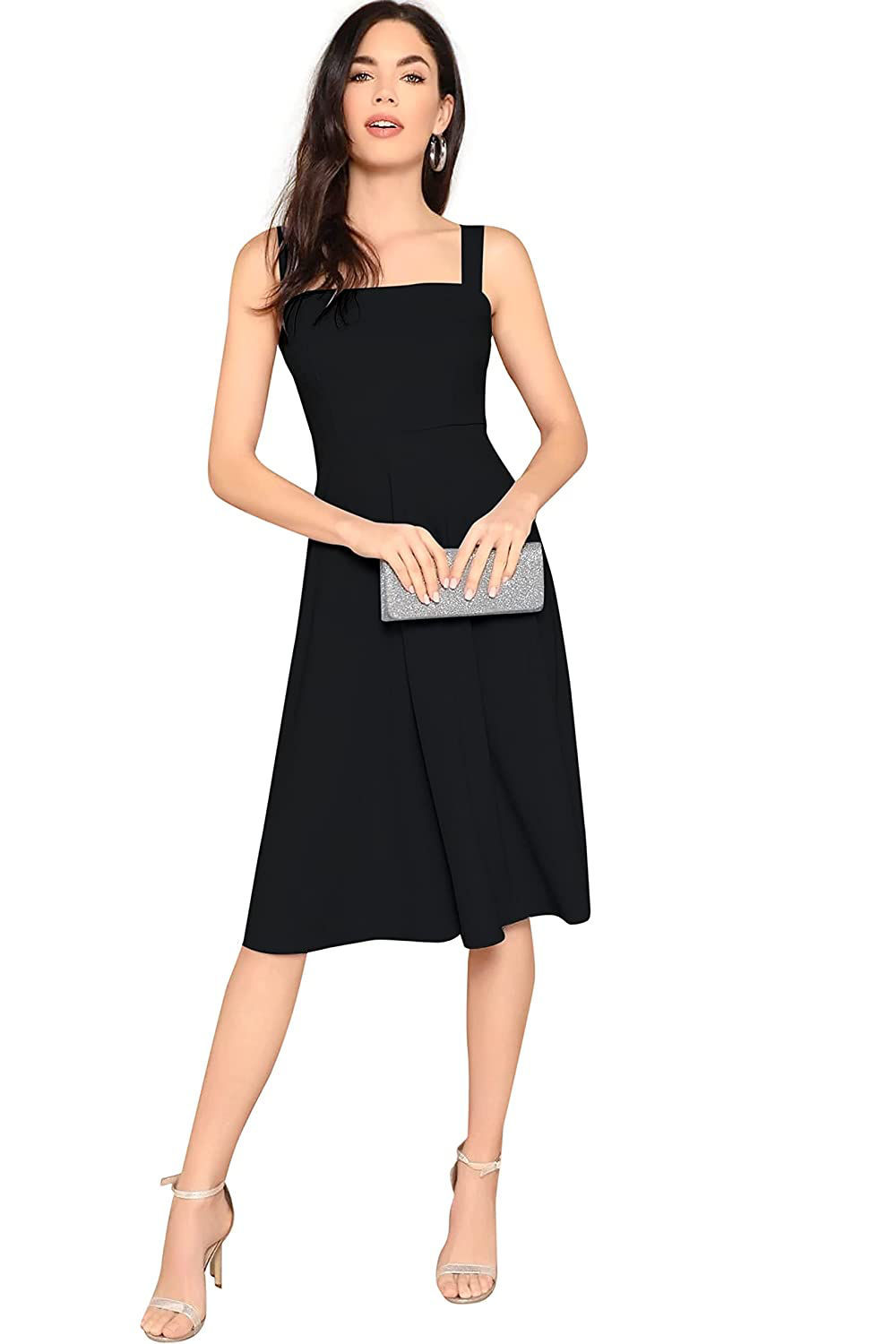 ILLI London. Fit and Flare knee length skater dress