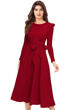 Picture of women's Full sleeve A-line Maxi Dress