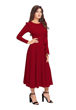 Picture of women's Full sleeve A-line Maxi Dress