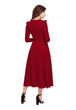 Picture of women's Full sleeve A-line Maxi Dress